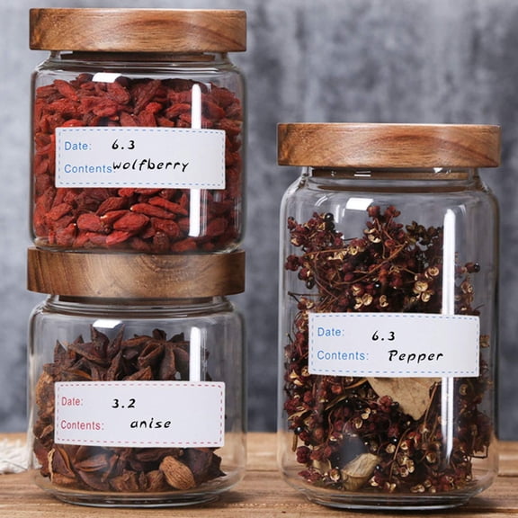 WRISTBIQUE Waterproof Oil-Resistant Handwriting Label Stickers Assorted Color for Milk Storage Organization