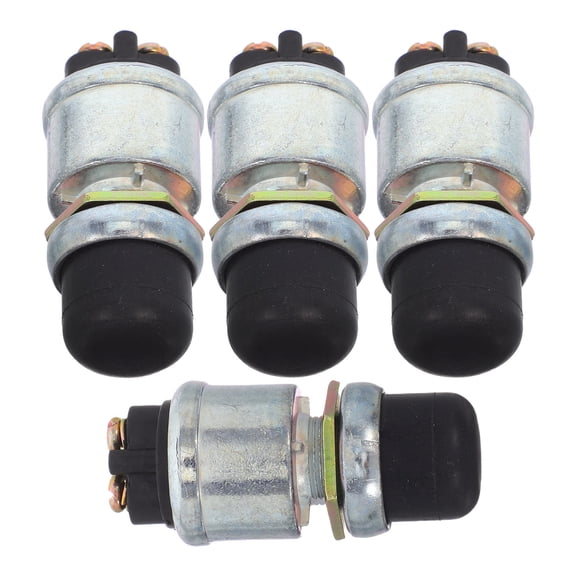 WRISTBIQUE 4Pcs Momentary Push Button Starter Switch for Car Truck Boat Ignition