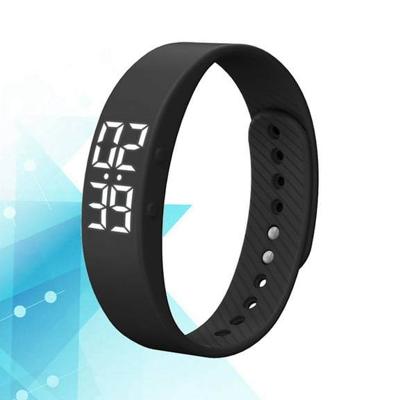 WRISTBIQUE Sleep Tracker Smart Monitoring Bracelet Silicone 1Pack Black