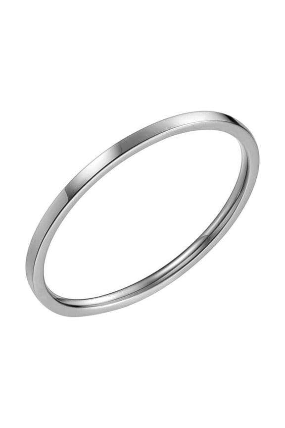 Women Rings Titanium Steel Birthday 1Set