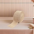 thumbnail image 1 of WRISTBIQUE Khaki Wired Burlap Ribbon - Versatile for DIY Crafts, Rustic Charm and Durability, 1 of 8