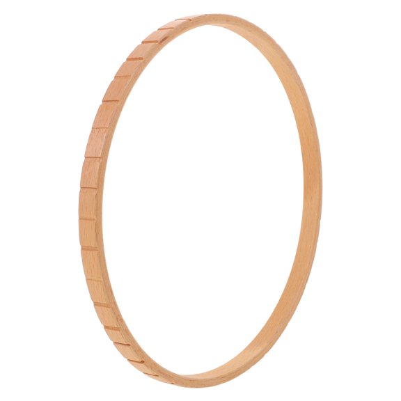 WRISTBIQUE Wooden Circular Loom Weaving Frame for DIY Knitting Craft, 6.5"