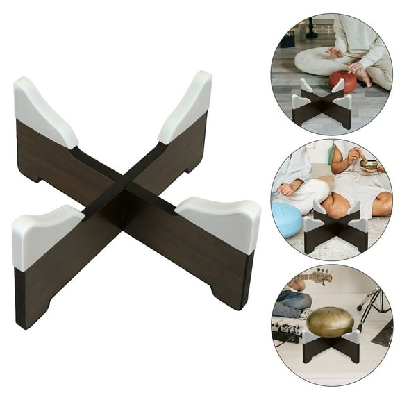 WRISTBIQUE Floor Stand for Handpan Hand Pan Drum Accessories Wooden Multi Color for Enthusiasts 1Pack