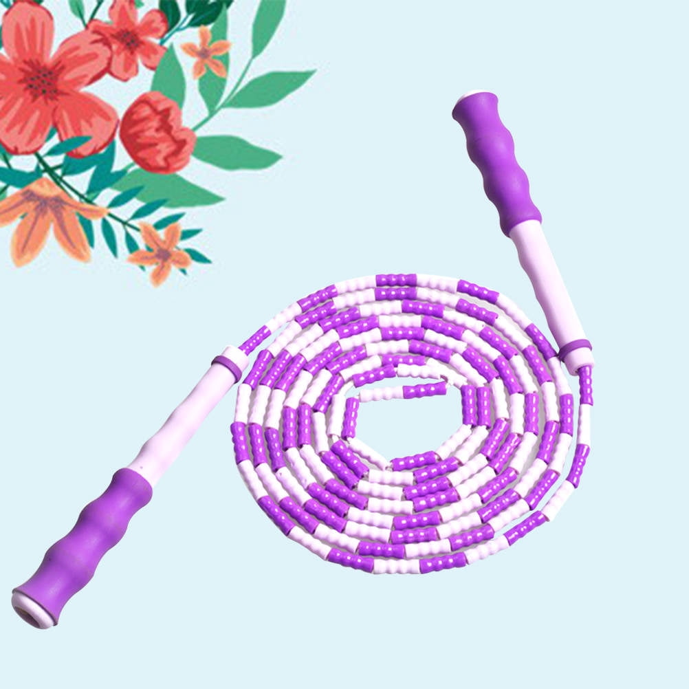 WRISTBIQUE Cable Jump Rope Violet Color for Fitness Exercise with Easy ...