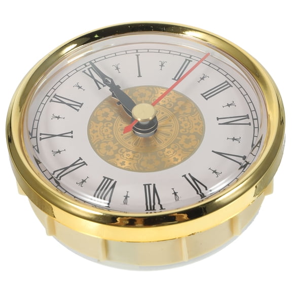 WRISTBIQUE Decorative Clock Face Insert with Durable Metal Quartz Mechanism for DIY Clocks