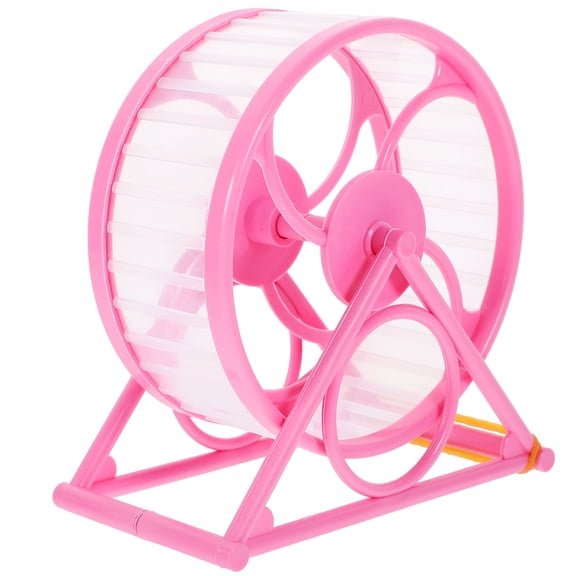 WRISTBIQUE Hamster Jogging Wheel in Rosy Color Suitable for Engaging Pet Activity