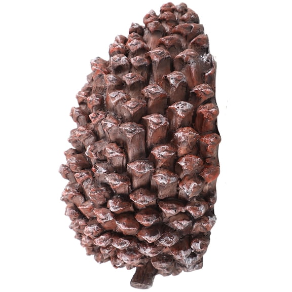 WRISTBIQUE Decorative Brown Pine Cone Key Storage Box for Outdoor Garden Use