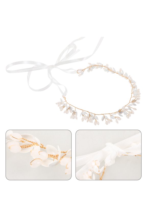 Copper Wire Ribbon Hair Vine Accessories for Wedding and ce Parties