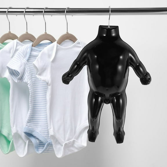 WRISTBIQUE Plastic Mannequin Clothes Hanger Display Stand 1-Pack for Retail Stores, Clothing Shops, and Apparel Displays