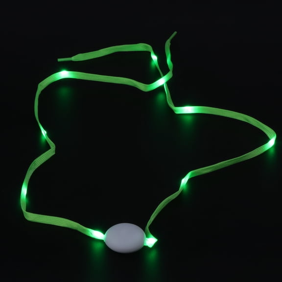 WRISTBIQUE 1Pair Green Flashing LED Shoestrings Suitable for cing Jogging Climbing and Riding