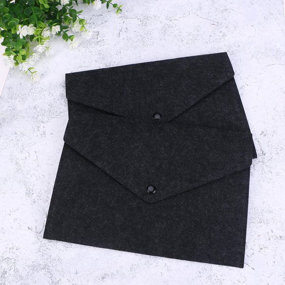 WRISTBIQUE Dark Grey Felt Tab Cover for Tablet Lightweight Easy Installation