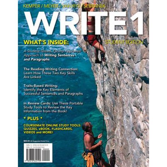 Pre-Owned Write1 (with Basic Writing Coursemate Printed Access Card) (Paperback) 0618642196 9780618642199