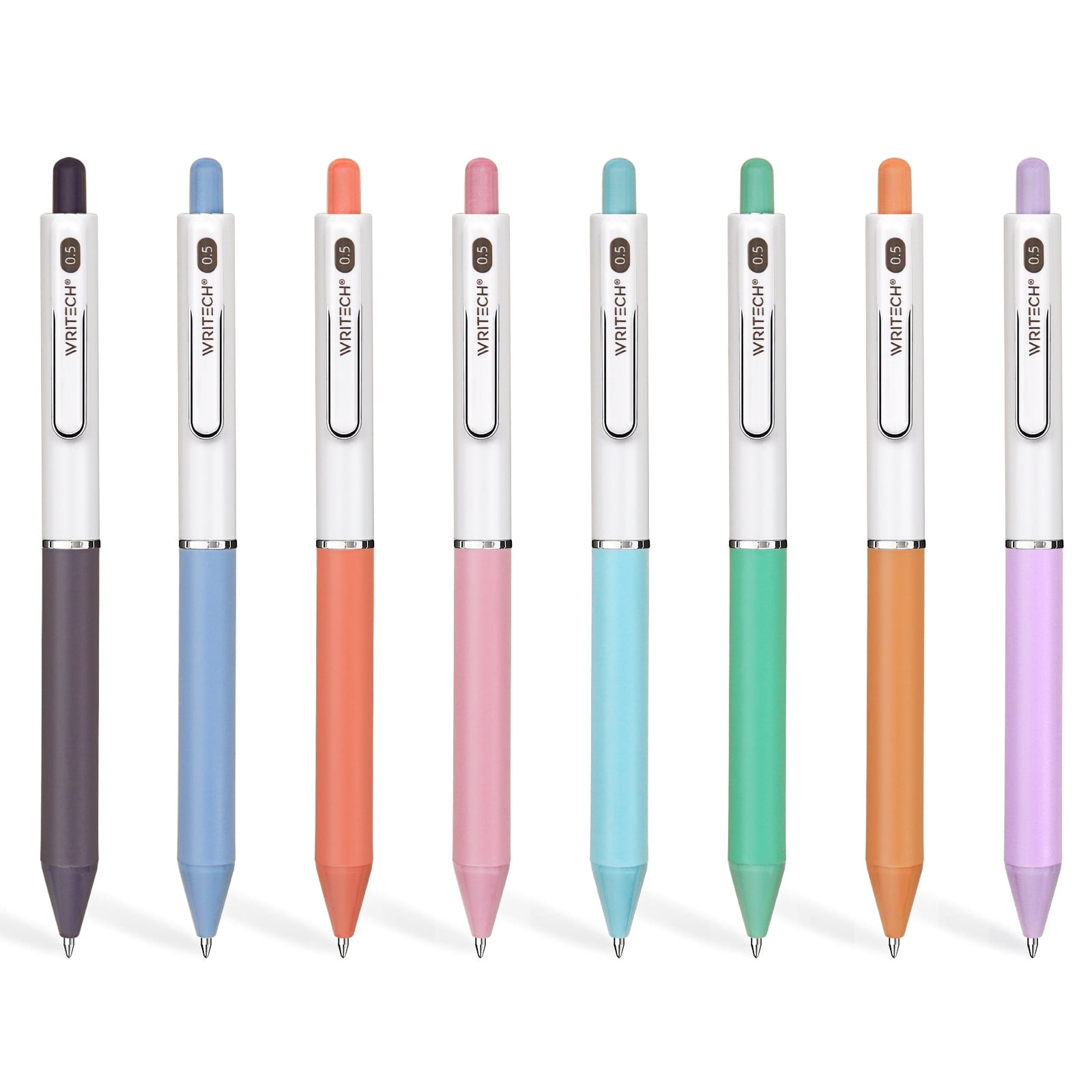 WRITECH Gel Pens Fine Point: 0.5mm Assorted Colors Ink Pen