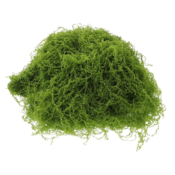 WRITWAA DIY Decorative Moss Lifelike Green Polyester for Home and Office 1Pack