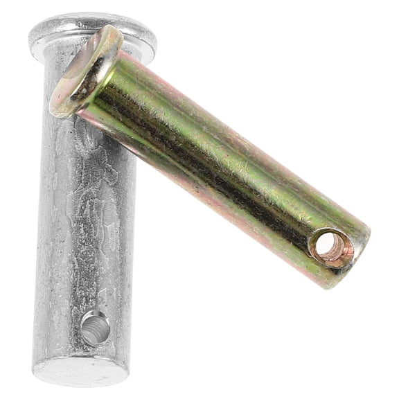 WRITWAA 1Pair Heavy Duty Grey Trailer Hitch Pin with Wire Lock for Hydraulic Floor Jack Accessories