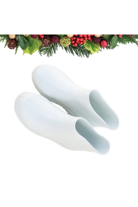 Mens Boots Alkali Acid Resistant Thick Heel Stable Work Boots 1 Pair