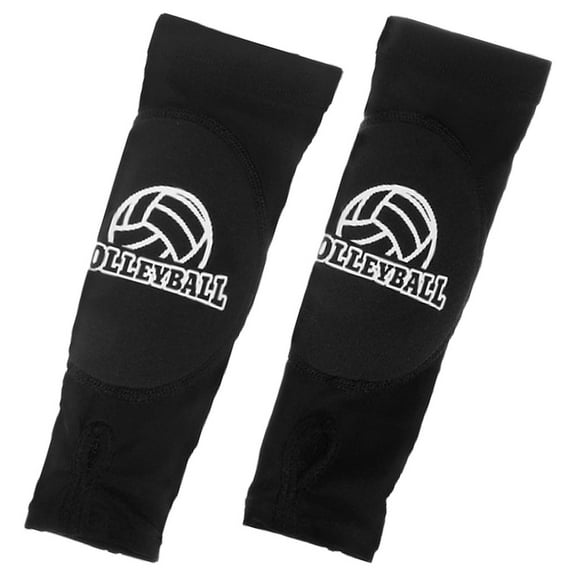 WRITWAA 1 Pair Black Elastic Arm Sleeves Forearm Protectors Wrist Compression Support for Training and Sports