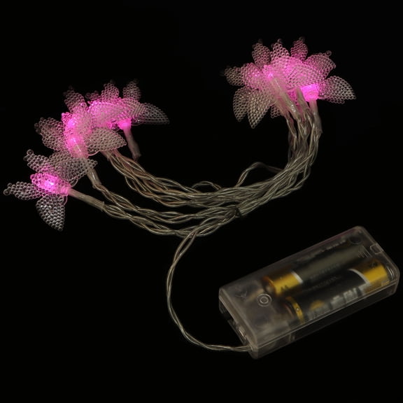 WRITWAA 1Pc Pink Butterfly ng Light LED Lamp Battery Powered Decorative Room Light