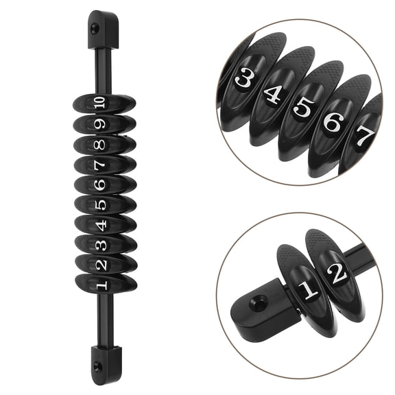 WRITWAA Tabletop Foosball Score Counter Black Plastic Fun Scoring System