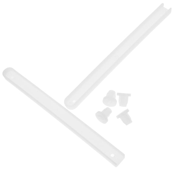 WRITWAA White Bottom Mount Drawer Slides Set with Soft Close, Drawer Hardware for Cabinets and Furniture