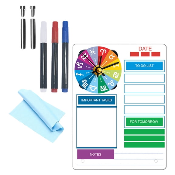 WRITWAA 1 Set Dry Erase Desktop Whiteboard Acrylic for Task Management in Study