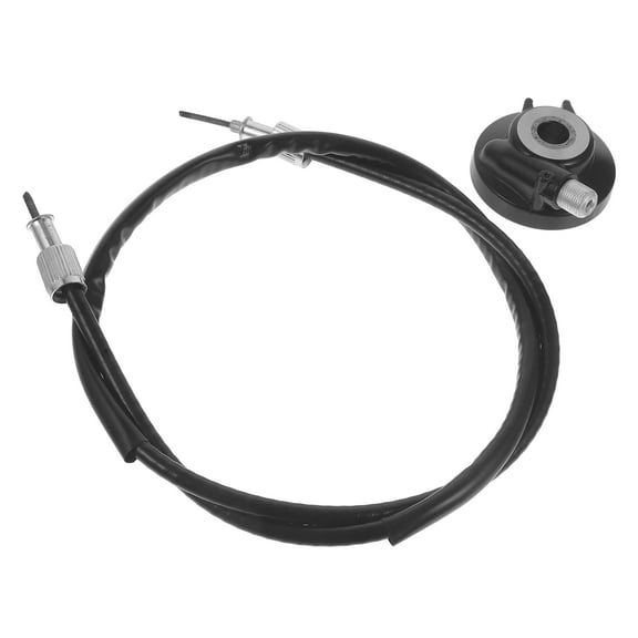 WRITWAA 1Set Scooter Speedometer Drive Gear Black Cable Replacement for Precise Speed Tracking