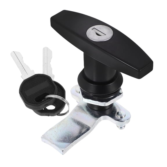 WRITWAA 1 Set Metal T Handle Cabinet Lock for Electrical Boxes, Machinery, Tool Cabinets, and Industrial Equipment