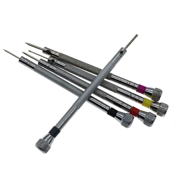 WRITWAA 1 Set Tiny Screw Driver for Phone Fixing Tool Kit in Light Grey 13*8*1.5CM