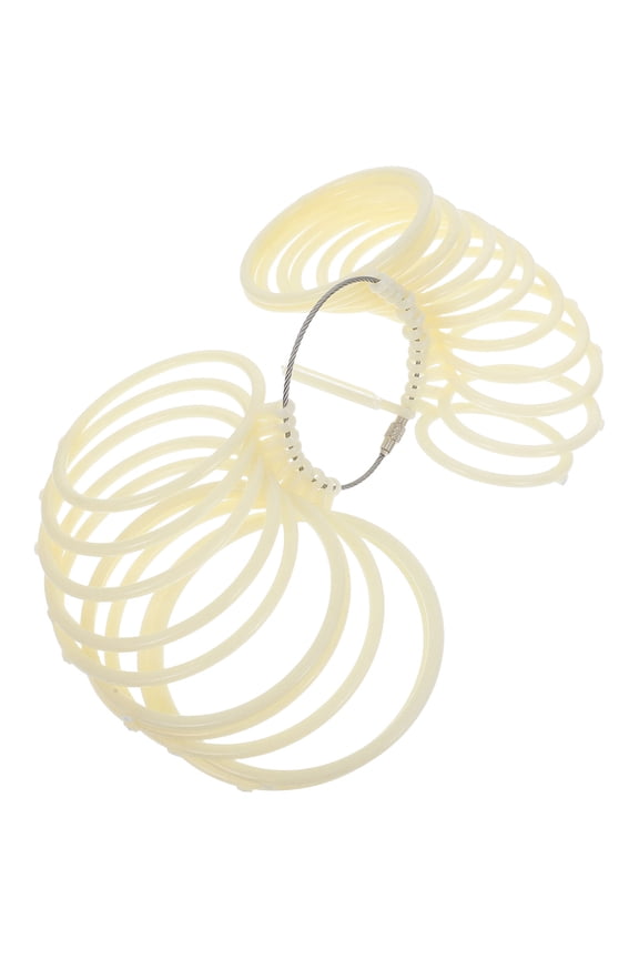 Wrist Size Measuring Tool Set, White Jewelry Sizer for Accurate Measurement, Perfect for Shopping and Selection
