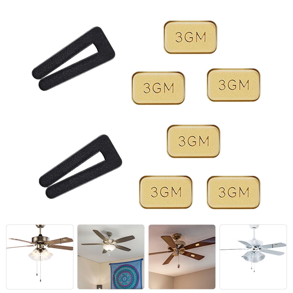 WRITWAA 1Set Golden Ceiling Fan Balance Kit with Clips and Weights for ...