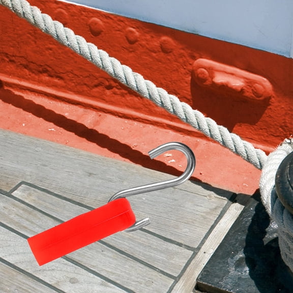 WRITWAA 1Set Pool Floating Hook Stainless Steel Floating Tube Holder for Pool Safety