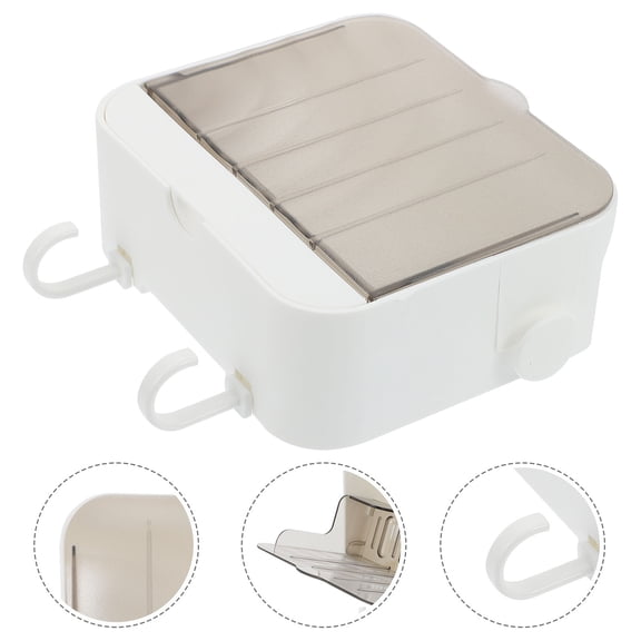 WRITWAA Wall Hanging Shelf Set with AS Material for Bathroom and Home Organization, Easy to Install and Space Saving