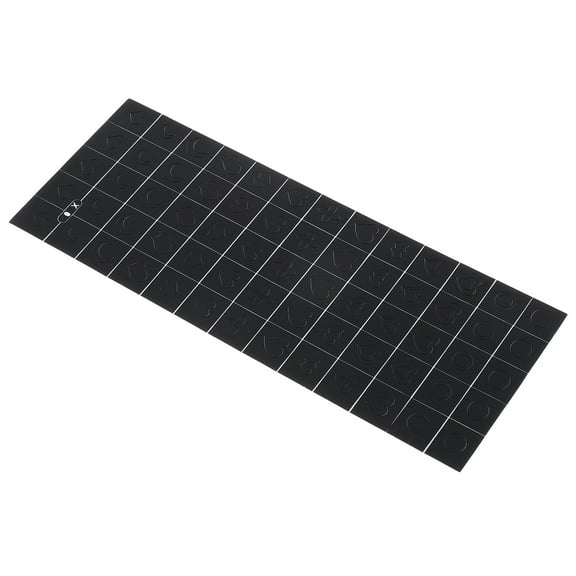 WRITWAA Sweater Nail Stickers Black Self Adhesive Creative Design for Home Use