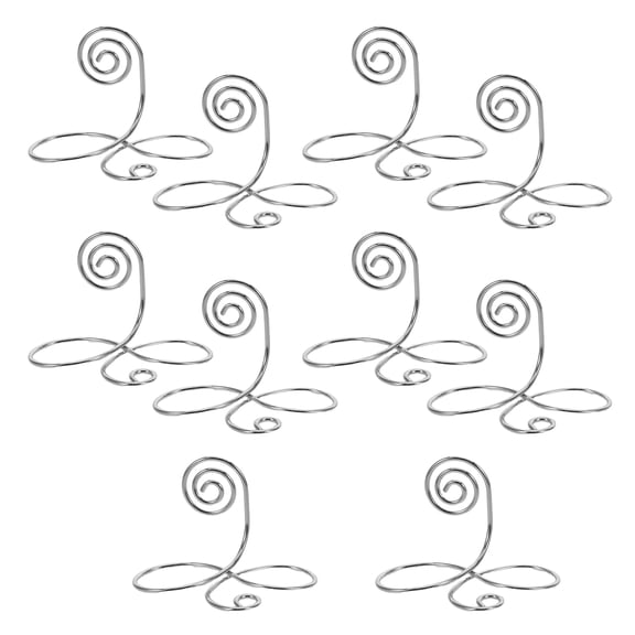 WRITWAA Plastic Flower Card Holder Stick, Carbon Steel, for Home Office Party Decoration