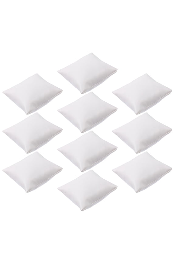 Small White PU Watch Box with Soft Pillows and Jewelry Display Cushions for Secure Storage