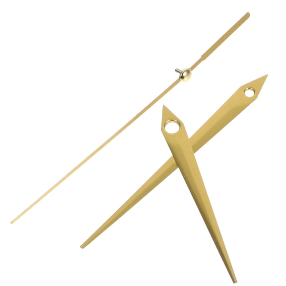 WRITWAA Zinc Alloy Clock Hands Golden, High Precision, Durable, Elegant, Easy Installation, 10Sets