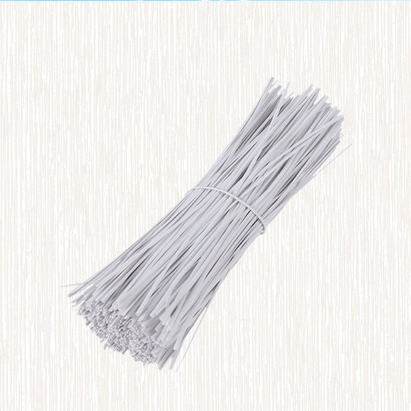 WRITWAA Wire Tie Wraps, Plastic Coated Cable Ties for Organizing, 1000 Pieces, Heavy Duty Fastening