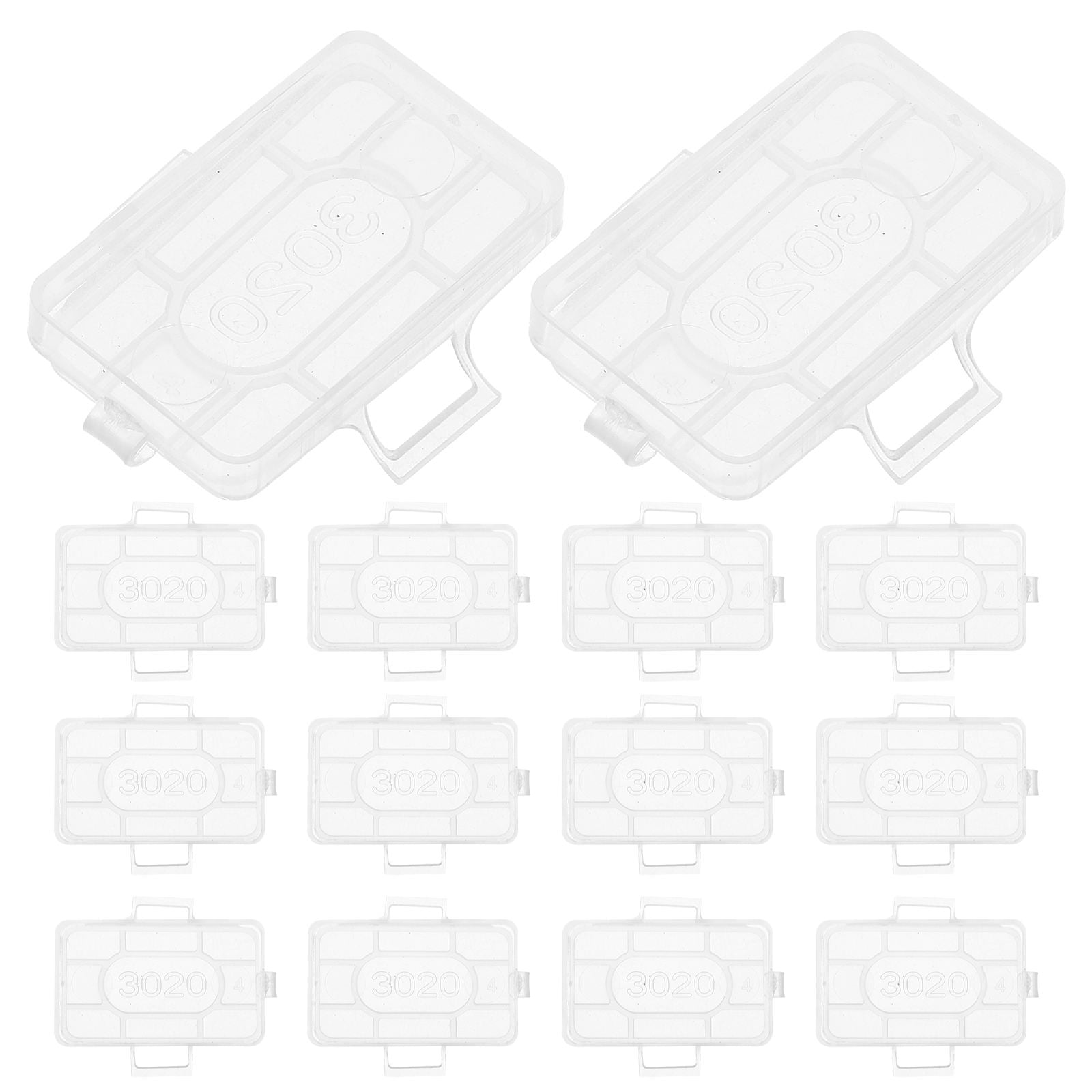 WRITWAA 100Pack Transparent Cable Label Box Wire Tags Labels Plastic ...