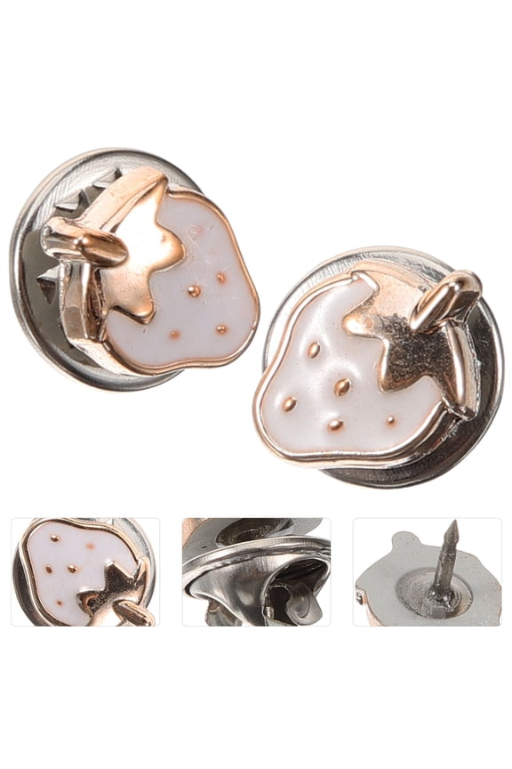 100 Pcs Beige No Sew Button Brooch Pins for Clothing Accessories and Safety Pins for Crafts