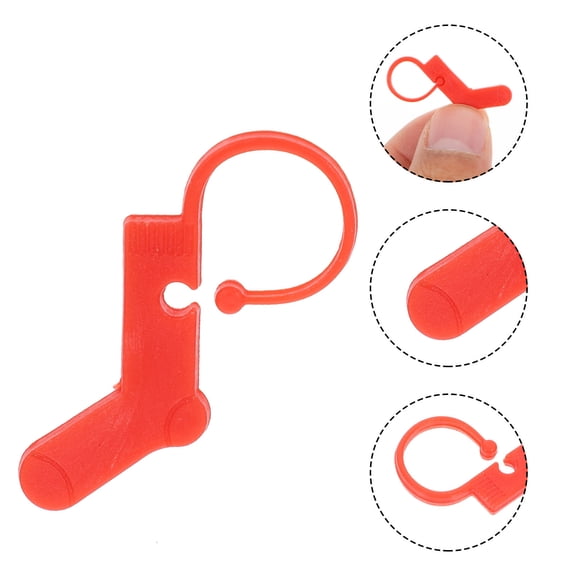 WRITWAA Red Plastic Sewing Pins for Knitting, Crochet, and Craft Projects, 100 Small Pins for Use