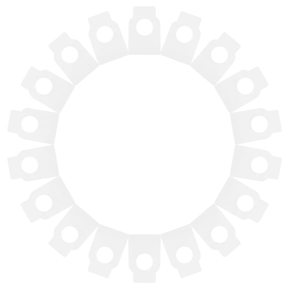 WRITWAA 100 Pieces Double-Sided White PVC Wine Bottle Hanging Tags for Creative Labeling