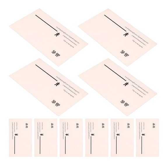 WRITWAA 100pcs Blank Paper Sale Tags Beige Price Label Tags for Display Product Information
