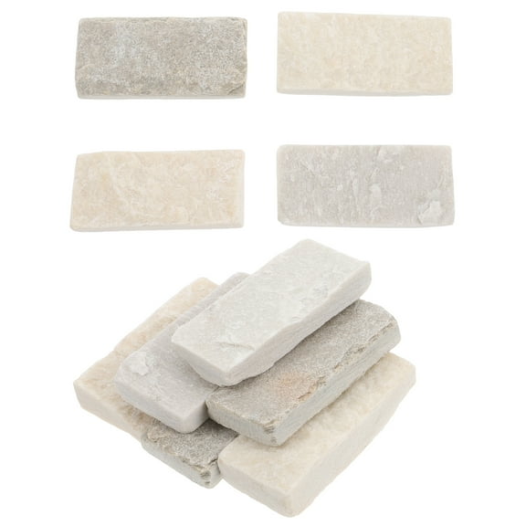 WRITWAA 10Pcs Natural Fish Tank Rocks Turtle Accessories Aquarium Landscaping Decor