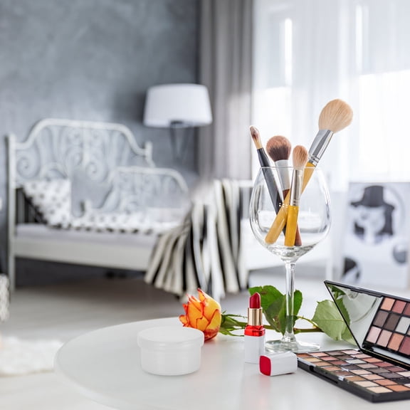 WRITWAA 10Pcs Clear Plastic Stacking Containers for Makeup Beads and Small Organizing Needs