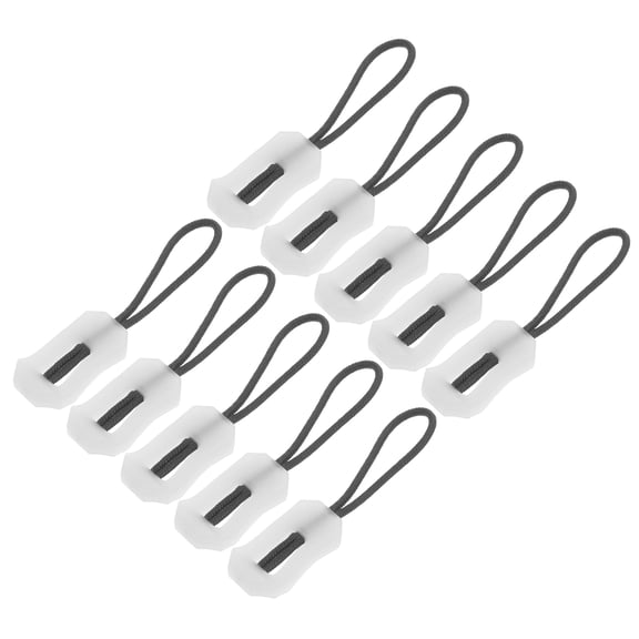 WRITWAA 10Pcs Convenient Plastic Zipper Slider Repair Kit for Luggage Backpack and Coats