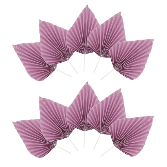 WRITWAA Boho Palm Leaf Cake Toppers Black Decorations for Birthday Wedding Party Supplies