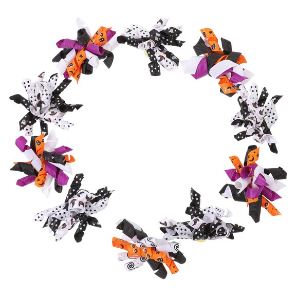 WRITWAA 10Pcs Puppy Hair Accessories Assorted Color Design for Pet Dogs