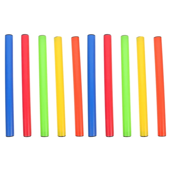 WRITWAA Lightweight Relay Sticks ABS Antislip Design for Running Competitions 10Pcs
