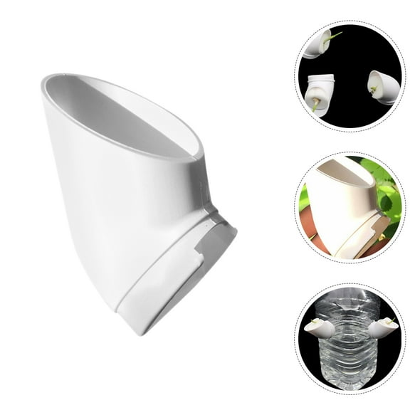 WRITWAA 10Pcs White Plastic Orchid Planter Cups for Home Gardening and Hydroponics