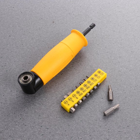 WRITWAA Durable 90 Degree Right Angle Driver Yellow for Hard-to-Reach Areas